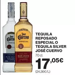 Oferta de Jose Cuervo - Tequila Reposado Especial O Tequila Silver por 17,05€ en El Corte Inglés