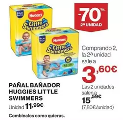 Oferta de Huggies - Pañal Banador  Little Swimmers por 11,99€ en El Corte Inglés