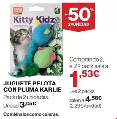 Oferta de Juguete Pelota Con Pluma por 3,05€ en El Corte Inglés