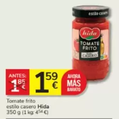 Oferta de Hida - Tomate Frito Estilo Casero por 1,59€ en Consum