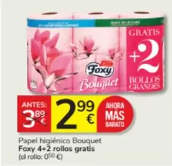 Oferta de Foxy - Papel Higiénico por 2,99€ en Consum