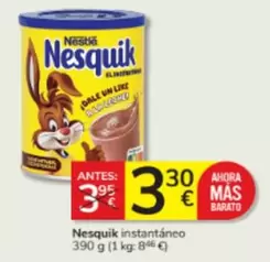 Oferta de Nestlé - Nesquik Instantaneo por 3,3€ en Consum