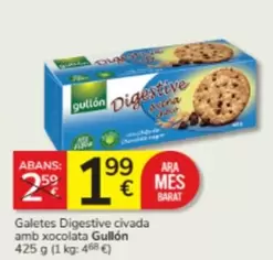 Oferta de Gullón - Galetes Digestive Civada Amb Xocolata por 1,99€ en Consum