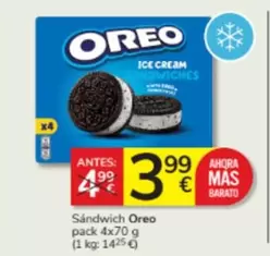 Oferta de Oreo - Sándwich por 3,99€ en Consum