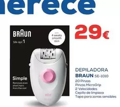 Oferta de Braun - Depiladora por 29€ en Milar