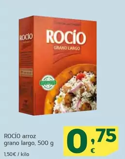 Oferta de Rocío - Arroz Grano Largo por 0,75€ en HiperDino