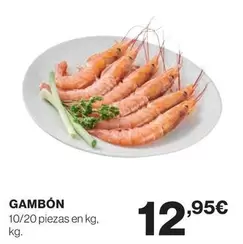 Oferta de Gambón por 12,95€ en Hipercor