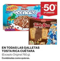 Oferta de Cuétara - En Todas Las Galletas Tosta Rica en Hipercor