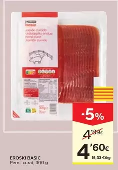 Oferta de Eroski - Pernil Curat por 4,6€ en Caprabo