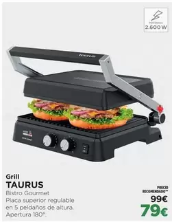 Oferta de Taurus - Grill por 79€ en El Corte Inglés
