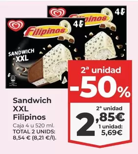 Oferta de Filipinos - Sandwich Xxl por 5,69€ en La Sirena
