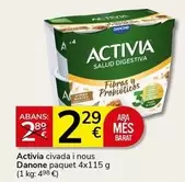 Oferta de Danone - Activia Civada I Nous por 2,29€ en Supermercados Charter