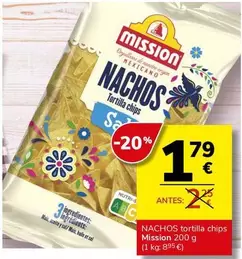 Oferta de Mission - Tortilla Chips por 1,79€ en Supermercados Charter