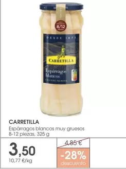Oferta de Carretilla - Espárragos Blancos Muy Gruesos por 3,5€ en Supermercados Plaza