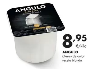 Oferta de Angulo - Queso De Autor Receta Blanda por 8,95€ en Supermercados Lupa