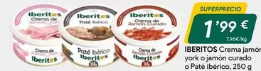 Oferta de Ibéritos - Crema Jamon York O Jamon Curado O Pate Iberico por 1,99€ en Masymas