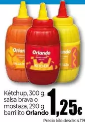 Oferta de Orlando - Ketchup por 1,25€ en Unide Supermercados