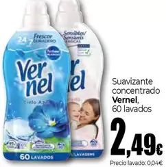 Oferta de Vernel - Suavizante Concentrado por 2,49€ en Unide Supermercados