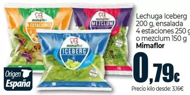 Oferta de Mimaflor - Lechuga Iceberg por 0,79€ en Unide Market