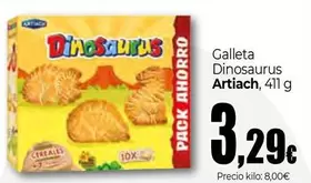 Oferta de Artiach - Galleta Dinosaurus por 3,29€ en Unide Market