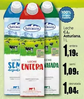 Oferta de Central Lechera Asturiana - Leche por 1,04€ en Unide Market