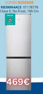 Oferta de Hisense - Frigorifico Microondas por 469€ en Master Cadena