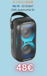 Oferta de Elco - Altavoz por 48€ en Master Cadena