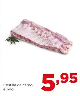 Oferta de Alimerka - Costilla De Cerdo por 5,95€ en Alimerka