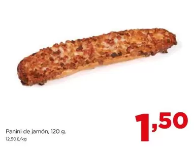 Oferta de Panini De Jamon por 1,5€ en Alimerka