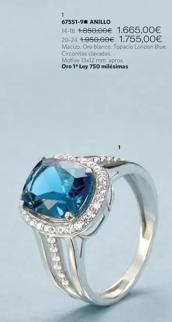Oferta de 67551-9 Anillo por 1665€ en Cristian Lay