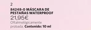 Oferta de 84248-0 Mascara De Pestañas Waterproof  por 21,95€ en Cristian Lay