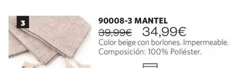 Oferta de 90008-3 Mantel por 34,99€ en Cristian Lay