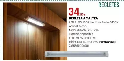 Oferta de Regletas por 34,95€ en Fes Més