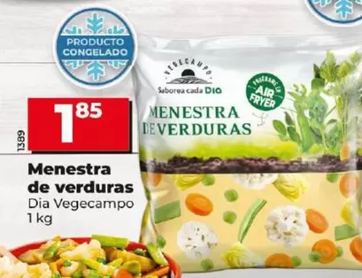 Oferta de Dia Vegecampo - Menestra De Verduras por 1,85€ en Dia