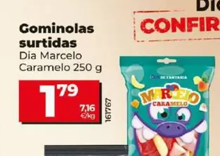 Oferta de Dia Marcelo Caramelo - Gominolas Surtidas  por 1,79€ en Dia