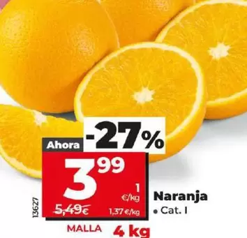 Oferta de Naranja  por 3,99€ en Dia