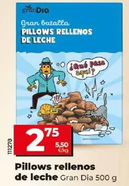 Oferta de Gran Dia - Pillows Rellenos De Leche por 2,75€ en Dia