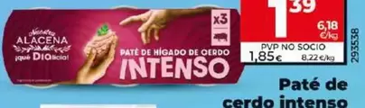 Oferta de Intenso - Pate De Higado De Gira-Sol por 1,39€ en Dia