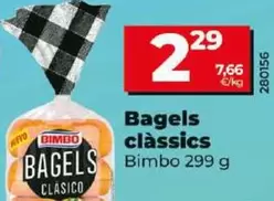 Oferta de Bimbo - Bagels Clásicos  por 2,29€ en Dia