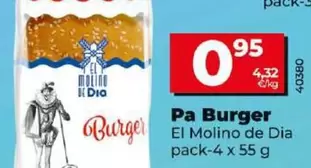 Oferta de El Molino De Dia - Pan Burger  por 0,95€ en Dia