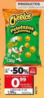 Oferta de Matutano - Cheetos Pelotazos  por 1,99€ en Dia