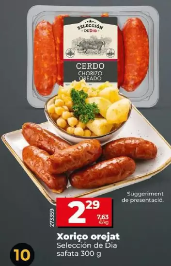 Oferta de Seleccion De Dia - Chorizo Oreado por 2,29€ en Dia