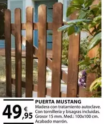 Oferta de Mustang - Puerta por 49,95€ en Tú Brico-Marian