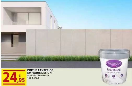 Oferta de Empaque - Pintura Exterior por 24,95€ en Tú Brico-Marian