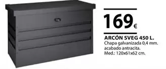 Oferta de Antracita - Arcón Sveg por 169€ en Tú Brico-Marian
