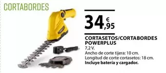 Oferta de Power plus - Cortasetos/cortabordes por 34,95€ en Tú Brico-Marian