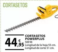Oferta de Power plus - Cortasetos por 44,95€ en Tú Brico-Marian