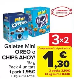 Oferta de Oreo - Galetes Mini por 1,95€ en Carrefour Market