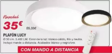 Oferta de Plafon Lucy por 35€ en Chafiras