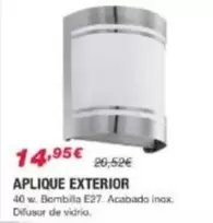 Oferta de Aplique Exterior por 14,95€ en Chafiras